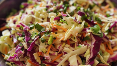 No Mayo Coleslaw Recipe for Refreshing Sides