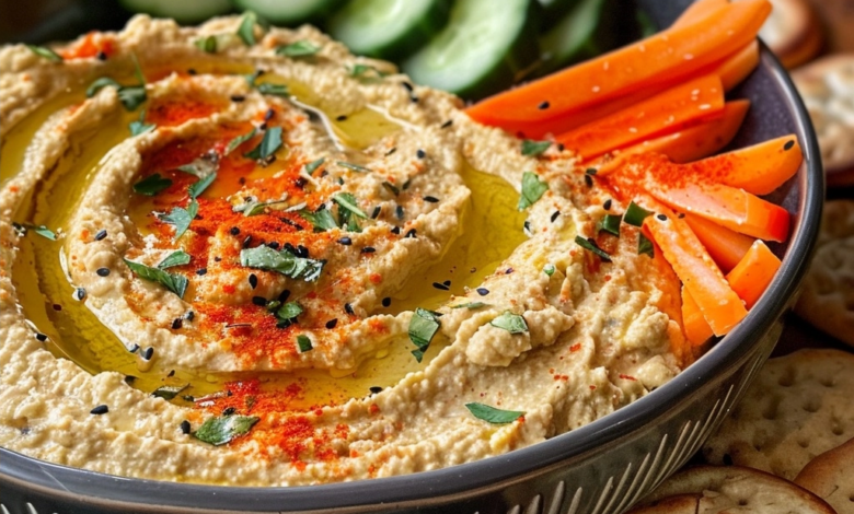 Simple Hummus Dip Recipe for Quick Healthy Snacking