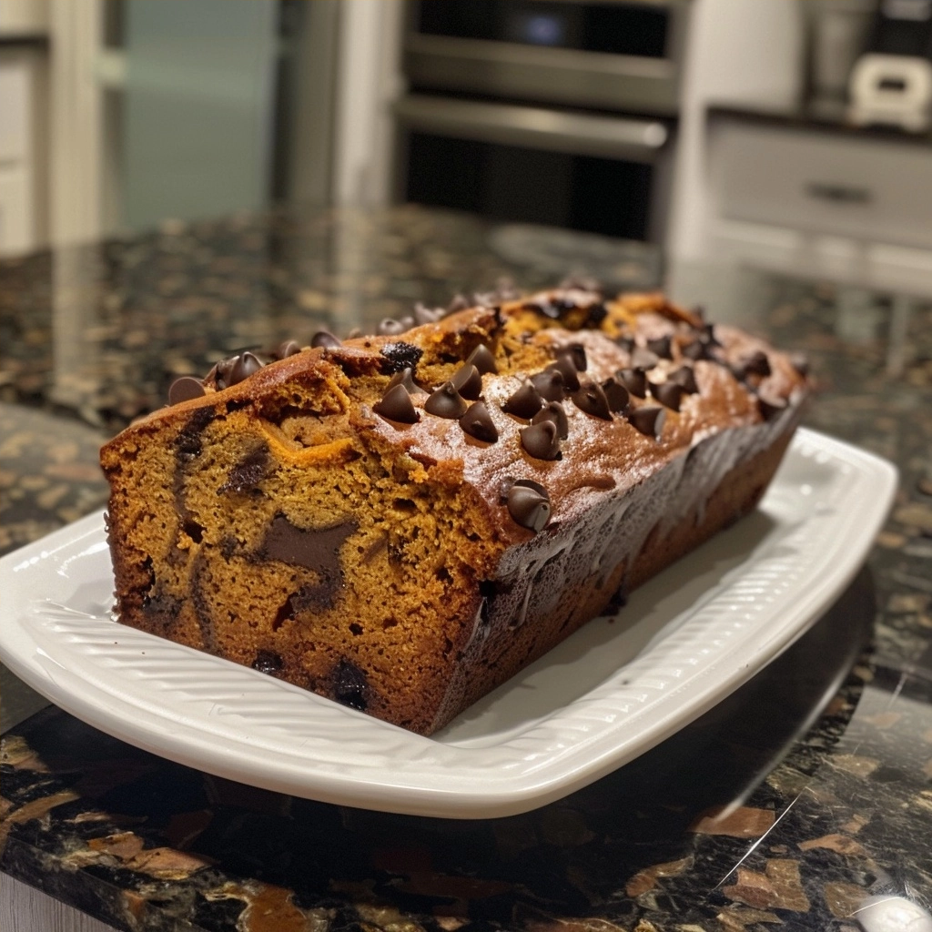 Chocolate Chip Pumpkin Bread Recipe for Fall