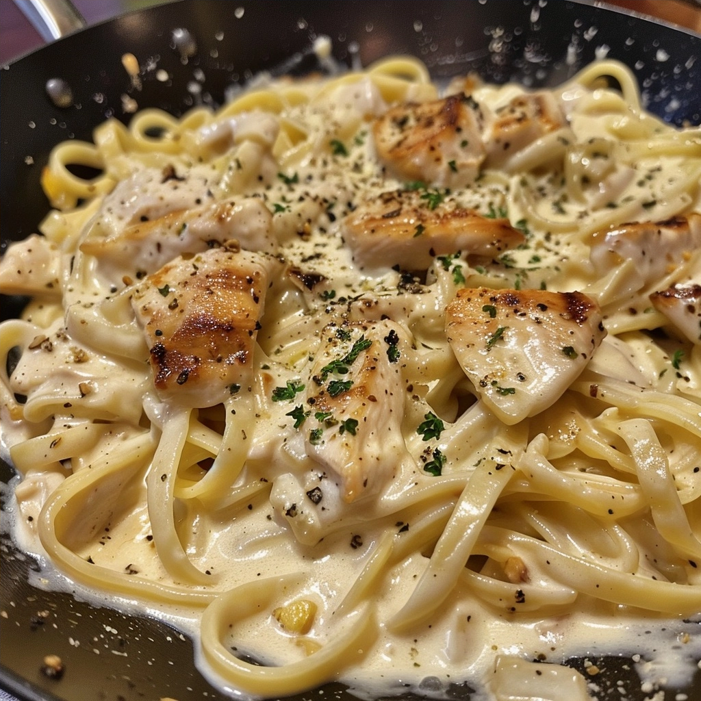 Creamy Chicken Alfredo Perfection at Home