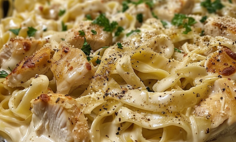 One Pot Chicken Alfredo Recipe for Busy Weeknights