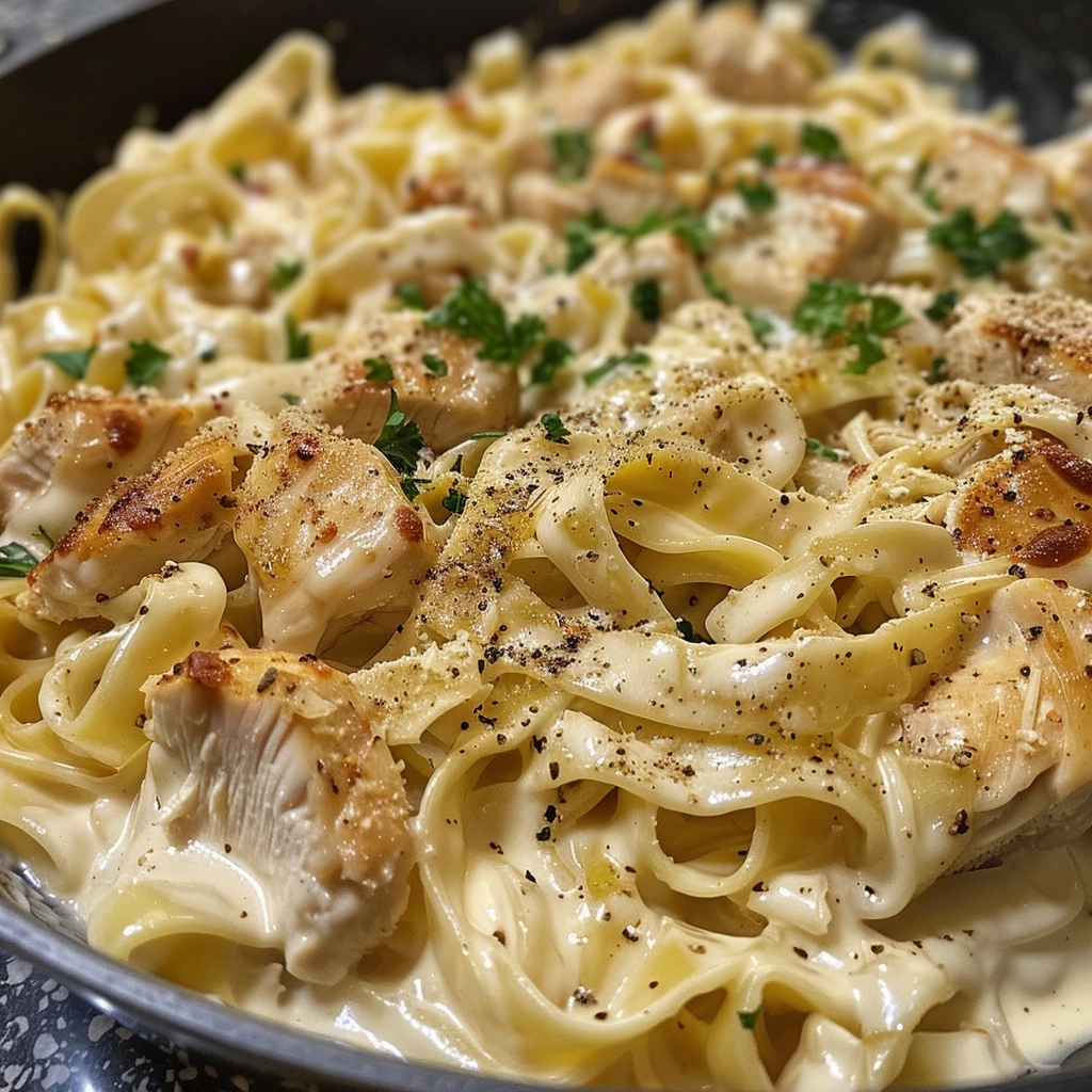 One Pot Chicken Alfredo Recipe for Busy Weeknights