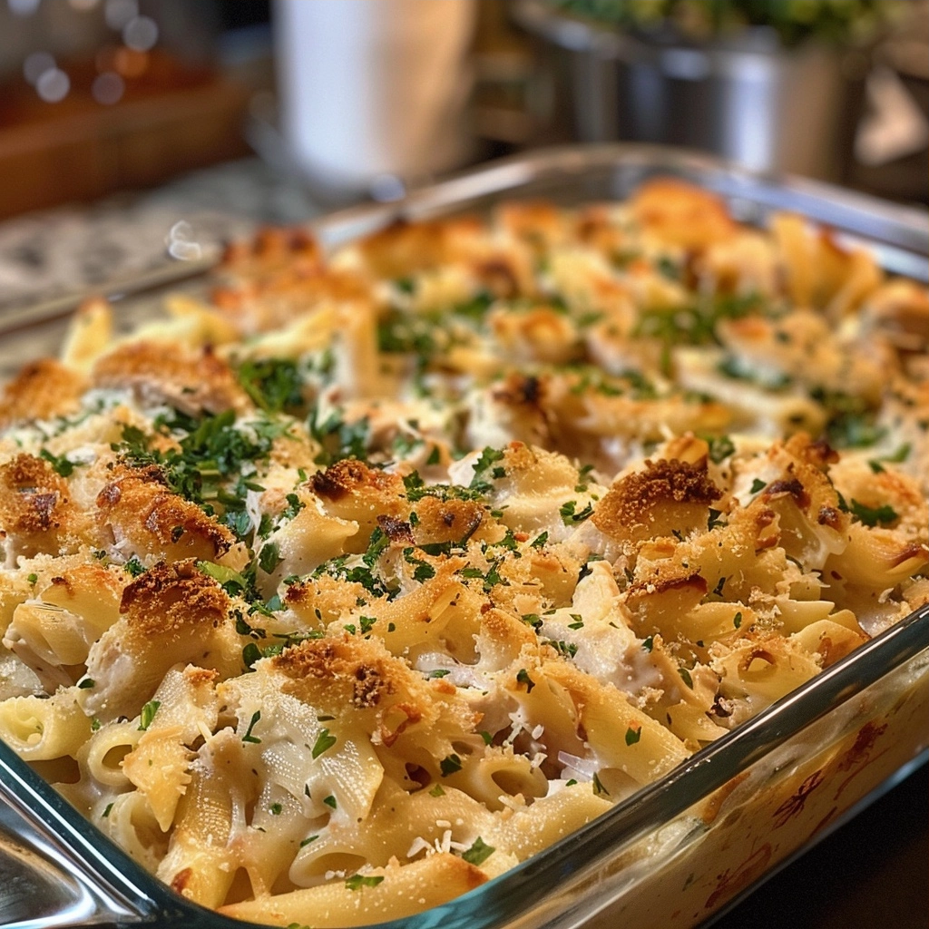 Chicken Alfredo Bake: Ultimate Cheesy Pasta Recipe