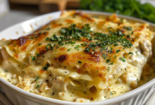 Chicken Alfredo Lasagna: A Creamy Comfort Food Masterpiece
