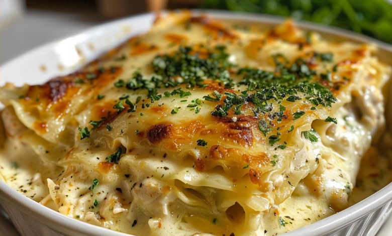 Chicken Alfredo Lasagna: A Creamy Comfort Food Masterpiece