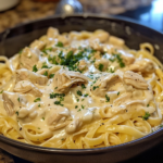 Crockpot Chicken Alfredo: Easy Creamy Pasta Recipe