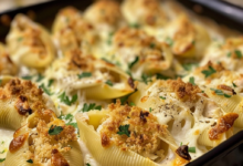 Chicken Alfredo Stuffed Shells: A Creamy Comfort Classic