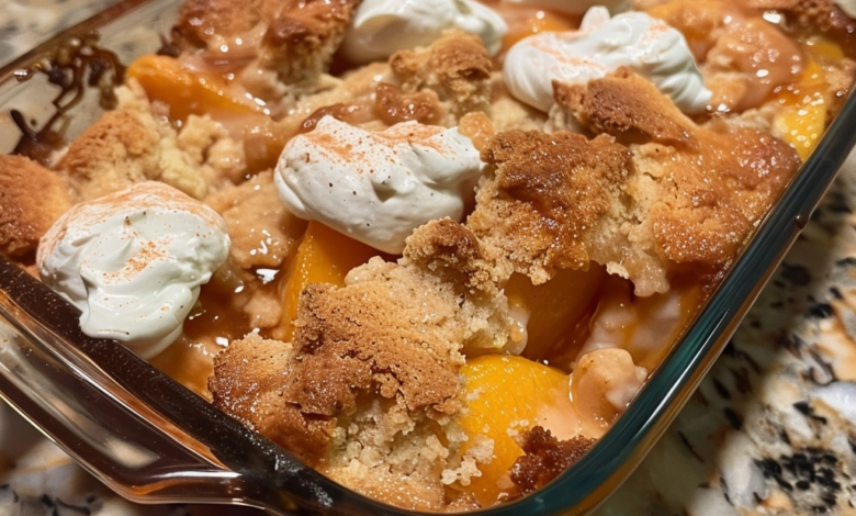 Peach Cobbler with Cake Mix: The Ultimate Easy Dessert