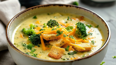 Healthy Broccoli Cheddar Soup Recipe