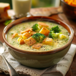 Broccoli Cheddar Potato Soup for Cozy Evenings