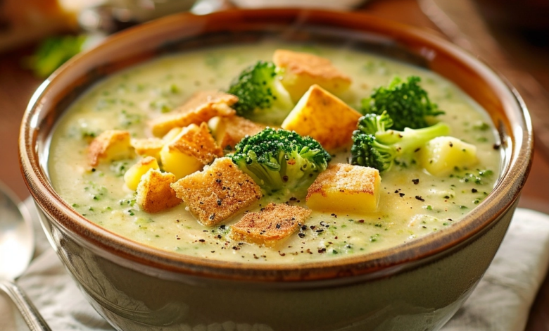 Broccoli Cheddar Potato Soup for Cozy Evenings
