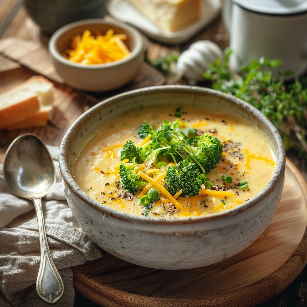 Loaded Broccoli Cheddar Soup Recipe
