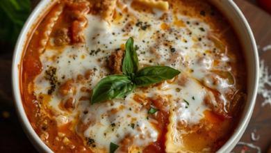 Easy One Pot Lasagna Soup Recipe