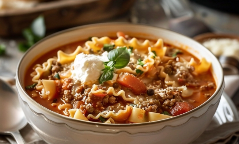 Crockpot Lasagna Soup: An Easy One-Pot Comfort Meal