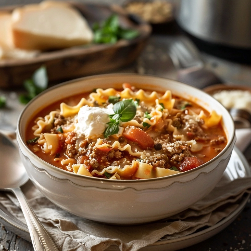 Crockpot Lasagna Soup: An Easy One-Pot Comfort Meal