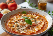 High Protein Lasagna Soup for Easy Meal Prep