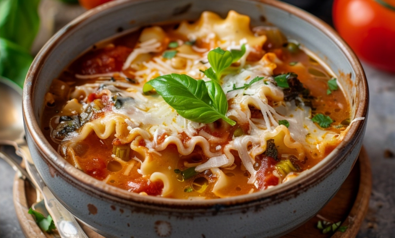 Vegetarian Lasagna Soup Recipe for Weeknight Comfort