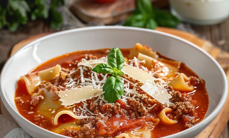 Gluten Free Lasagna Soup Recipe for Weeknight Dinners