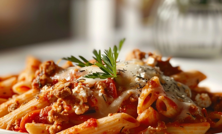 Baked Ziti with Ricotta for an Easy Dinner