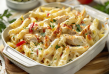 Chicken Alfredo Baked Ziti: A Creamy Comfort Classic