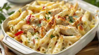 Chicken Alfredo Baked Ziti: A Creamy Comfort Classic