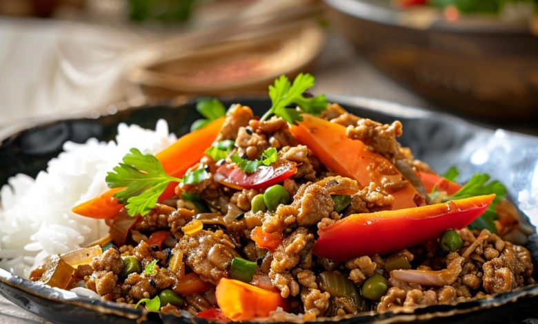 Ground Chicken Stir Fry: A Quick Weeknight Dinner