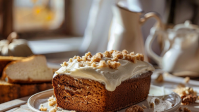 Pumpkin Bread With Cream Cheese Frosting Recipe