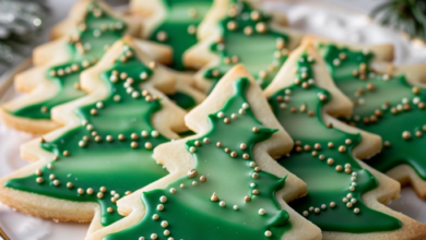 Christmas Tree Sugar Cookies Recipe