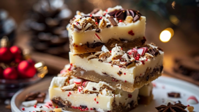 Christmas Sugar Cookie Bars for Holiday Parties