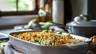 Cheesy Green Bean Casserole: A Creamy Homemade Classic