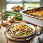 Green Bean Casserole with Fresh Mushrooms Recipe