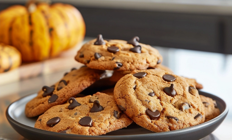 Brown Butter Pumpkin Chocolate Chip Cookies