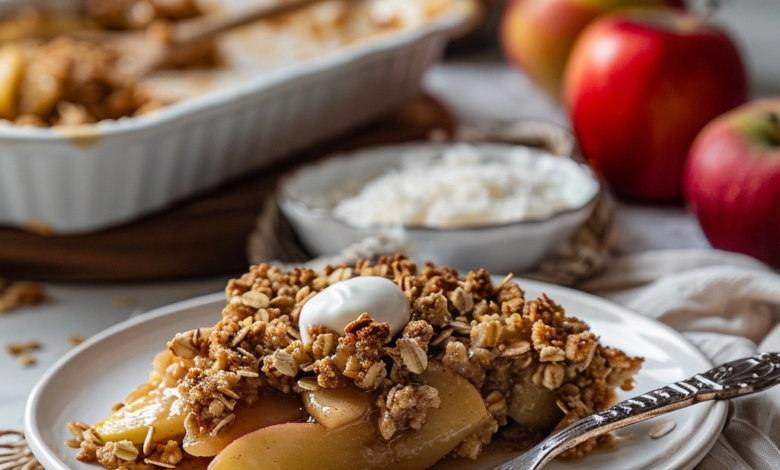 Apple Crisp with Oatmeal: A Classic Comfort Dessert