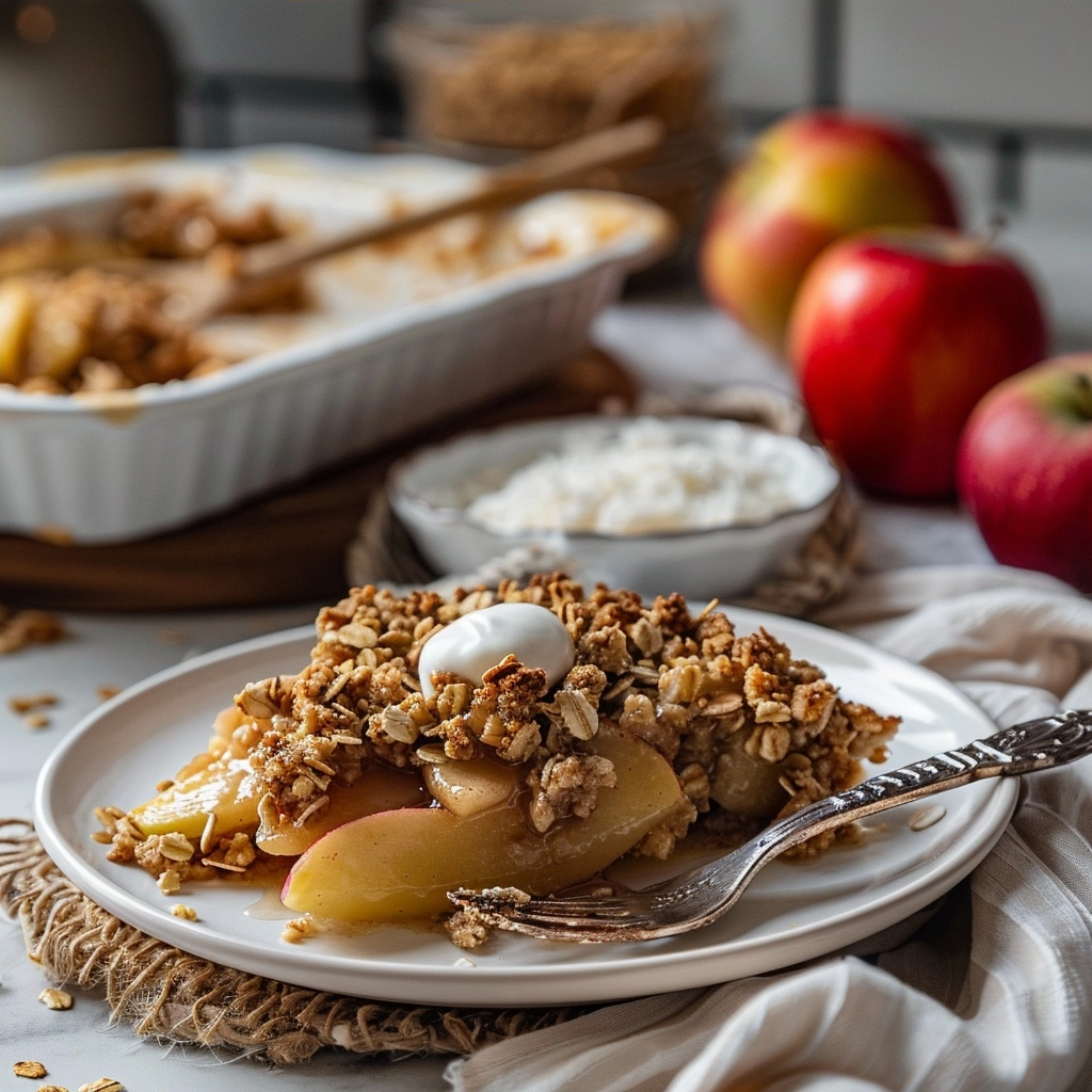 Apple Crisp with Oatmeal: A Classic Comfort Dessert