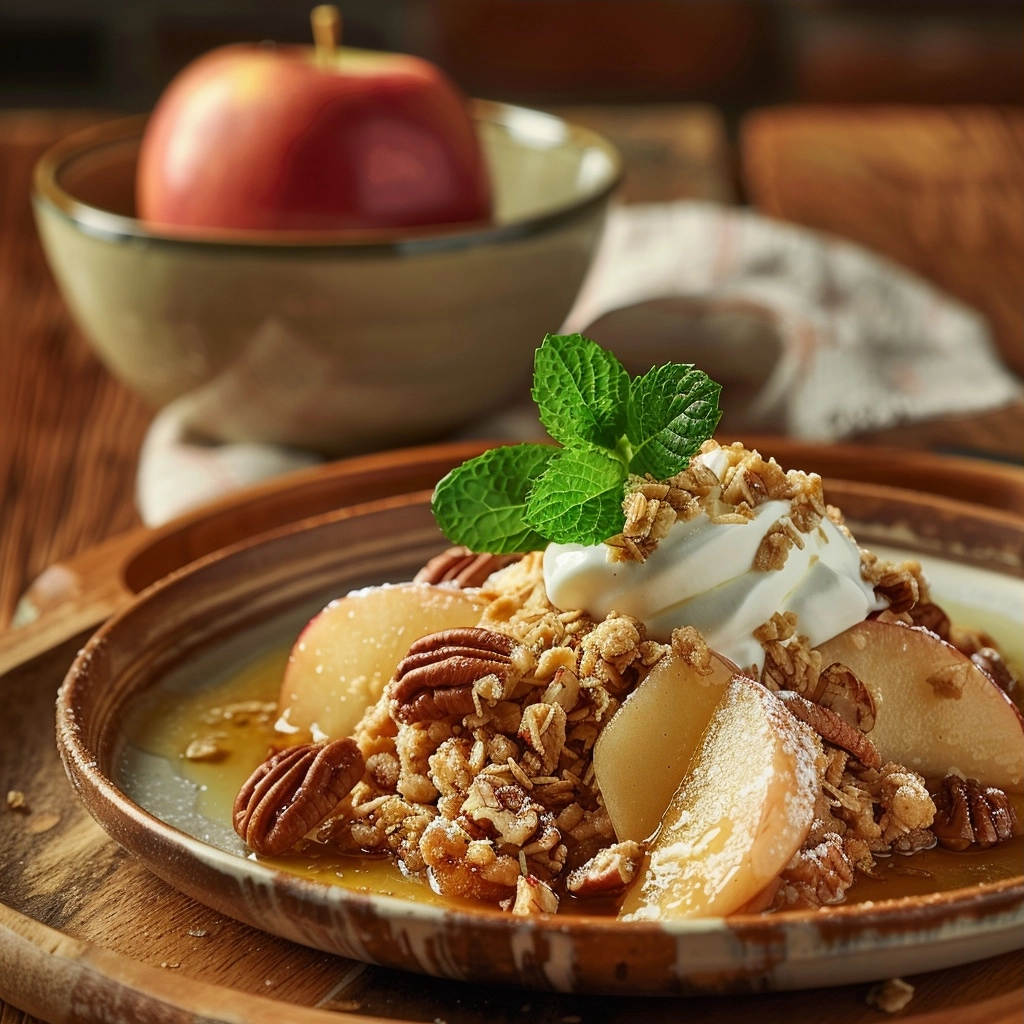 Apple Crisp with Pecans: The Ultimate Autumn Dessert