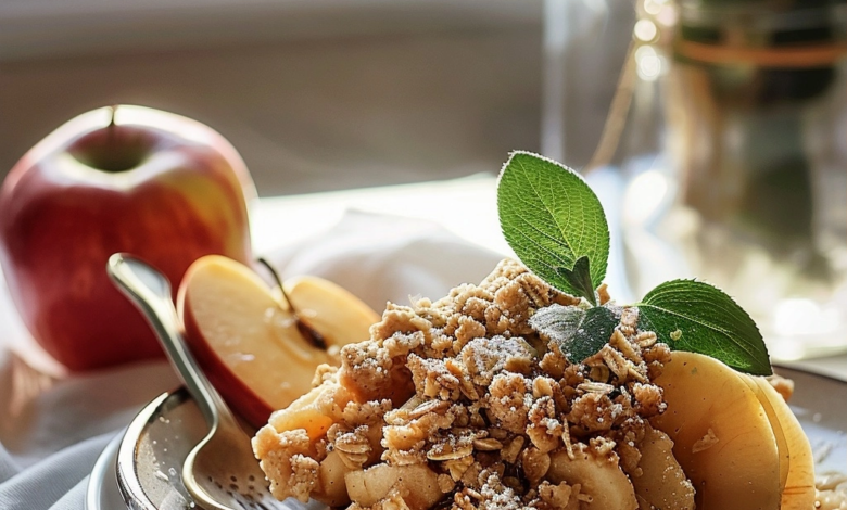 Slow Cooker Apple Crisp Recipe for Busy Mornings