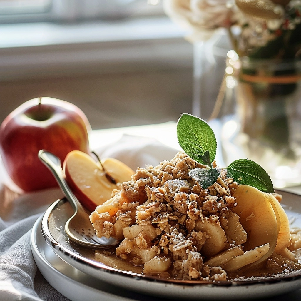 Slow Cooker Apple Crisp Recipe for Busy Mornings