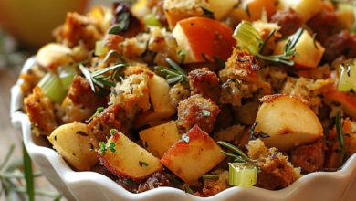 Apple and Sausage Thanksgiving Stuffing Recipe