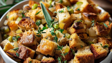 Homemade Stuffing with Sage and Thyme Recipe