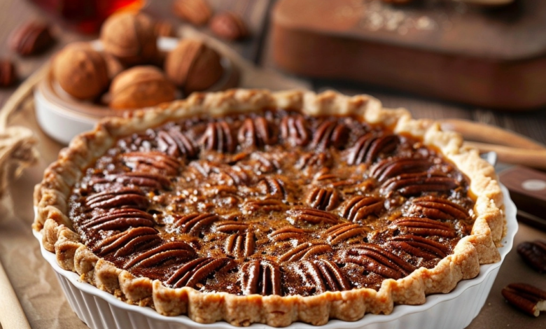 Easy Homemade Pecan Pie from Scratch