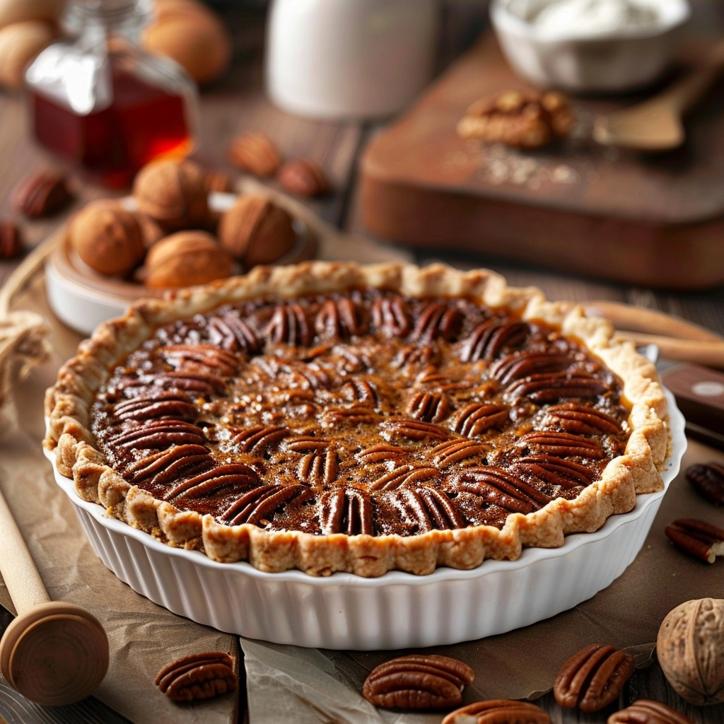 Easy Homemade Pecan Pie from Scratch