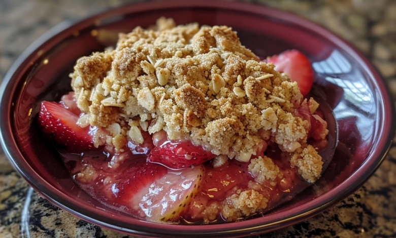 Strawberry Crumble