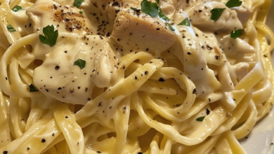 Creamy Chicken Fettuccine Alfredo