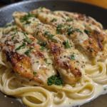 Garlic Parmesan Chicken Alfredo