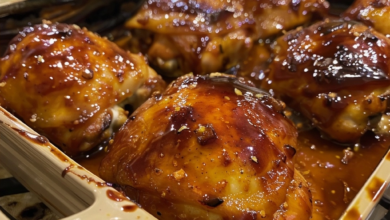 Caramelized BBQ Chicken Thighs in the Oven