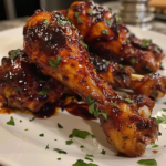 Two Ingredient Crispy Oven Baked BBQ Chicken