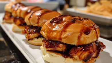 BBQ Chicken Sliders
