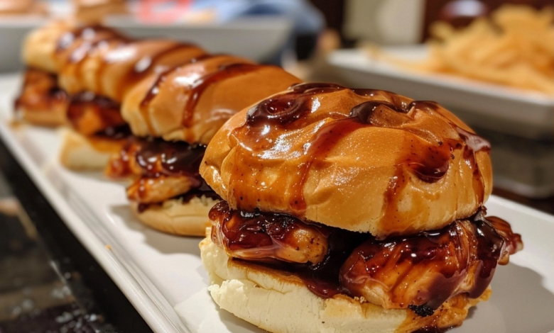 BBQ Chicken Sliders