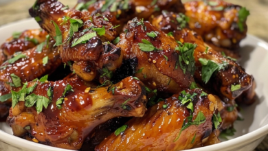Honey BBQ Slow Cooker Chicken Wings