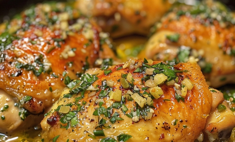 Garlic Butter Chicken Thighs – Crispy, Flavorful, Easy Recipe
